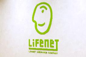 Lifenet Insurance Company signboard and logo